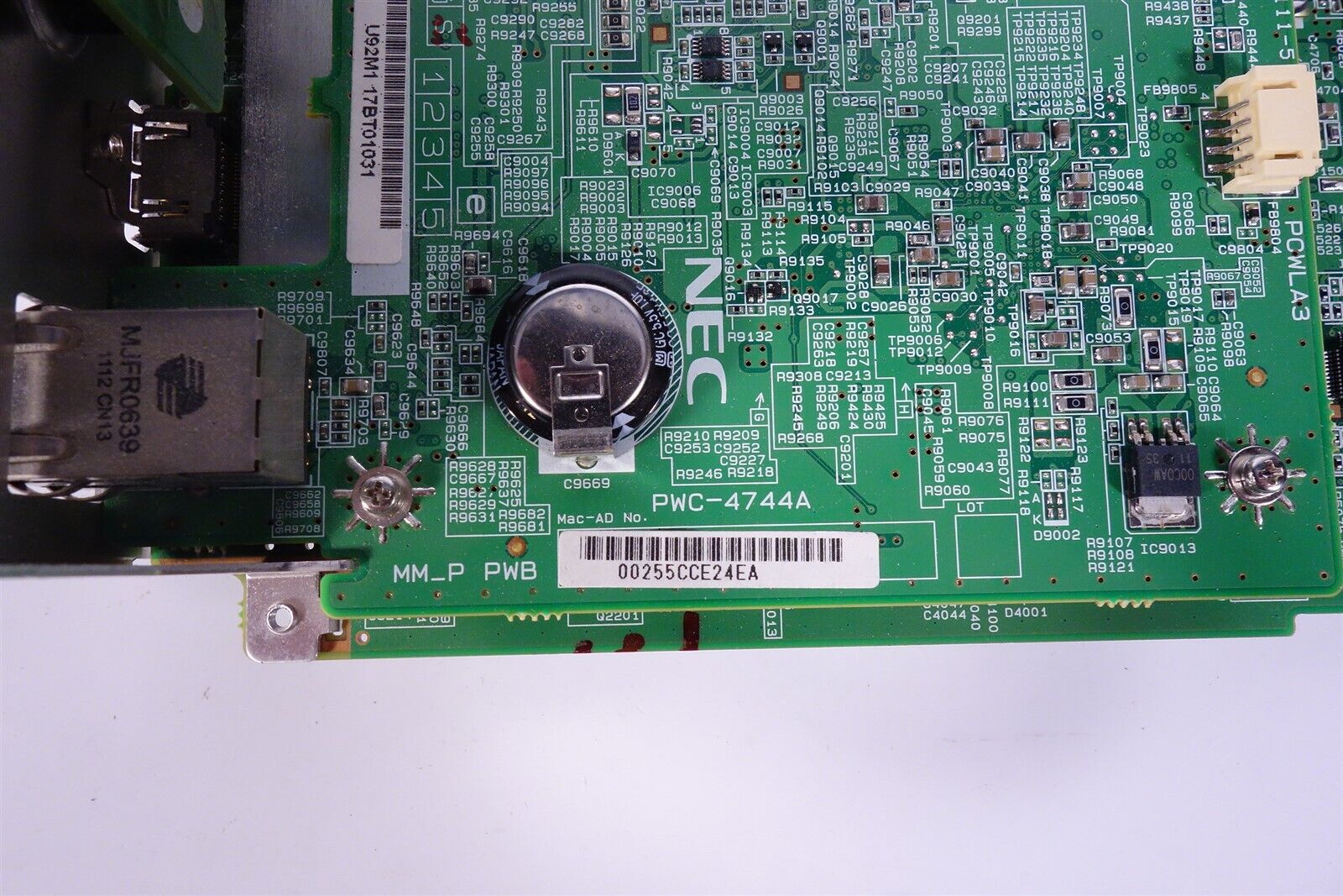 NEC PWC-4742 Projector Motherboard