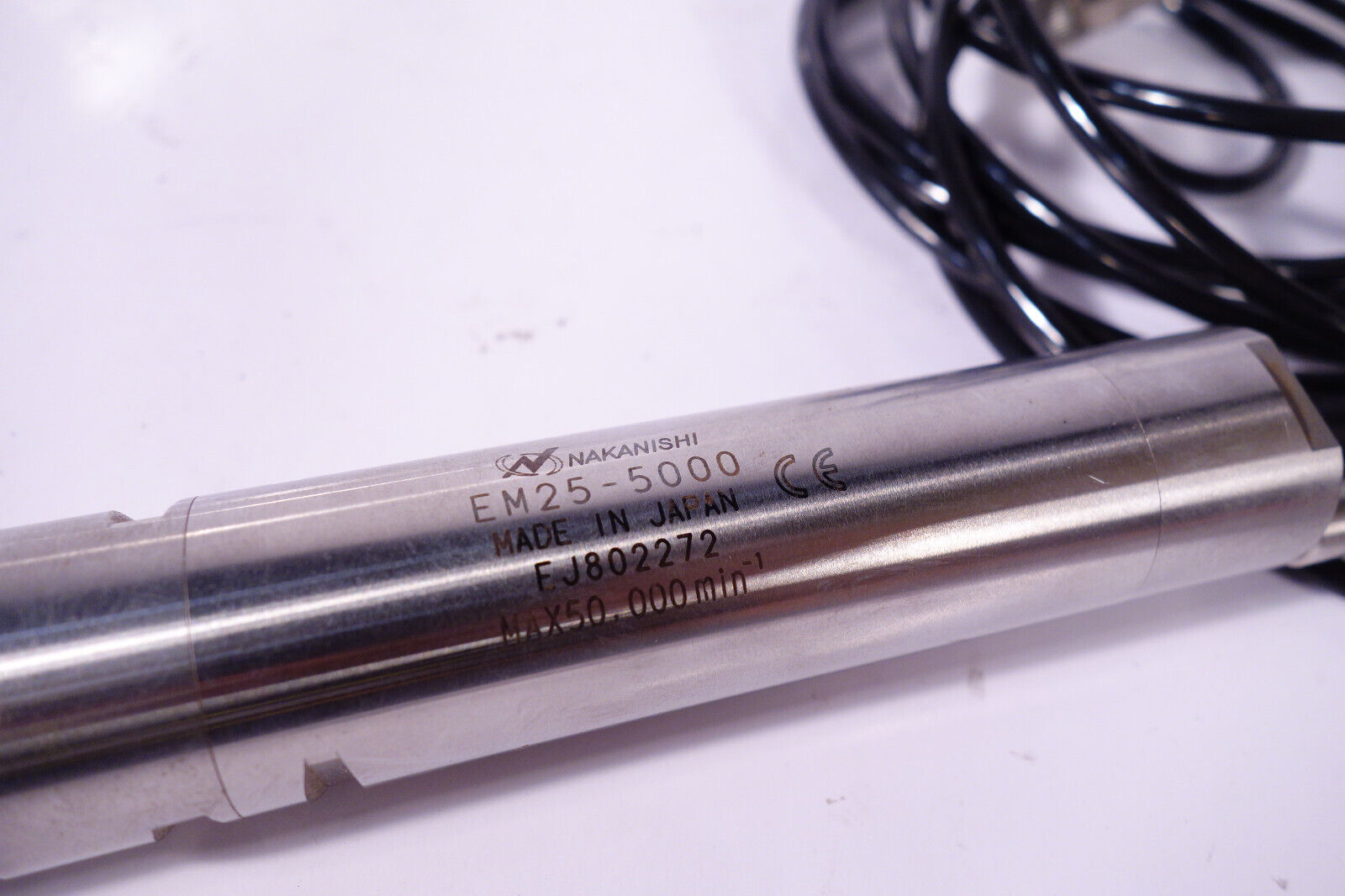 Nakanishi EM25-5000 Spindle, used working condition 