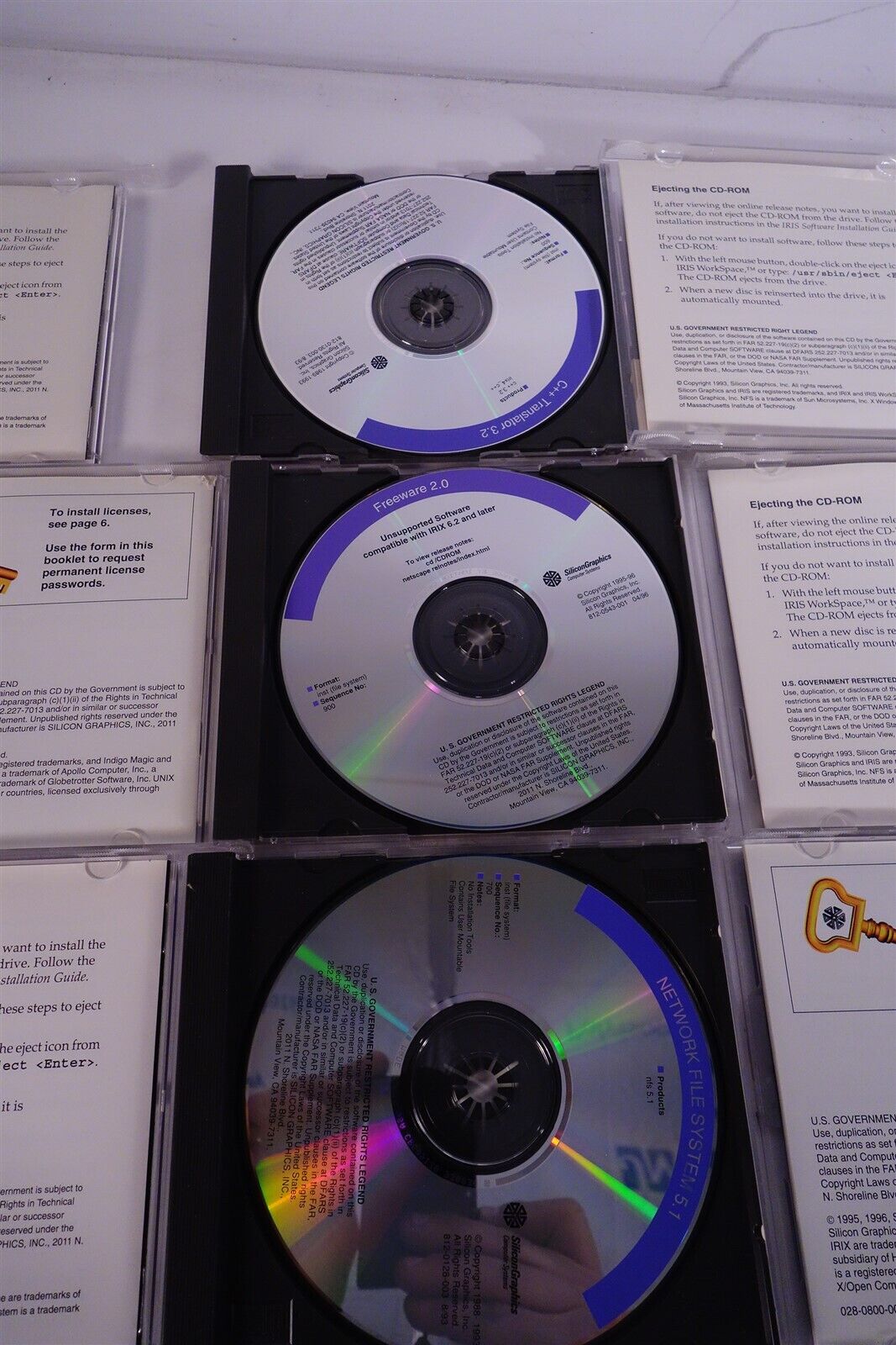 SGI Silicon Graphics IRIX Freeware CD's + More 