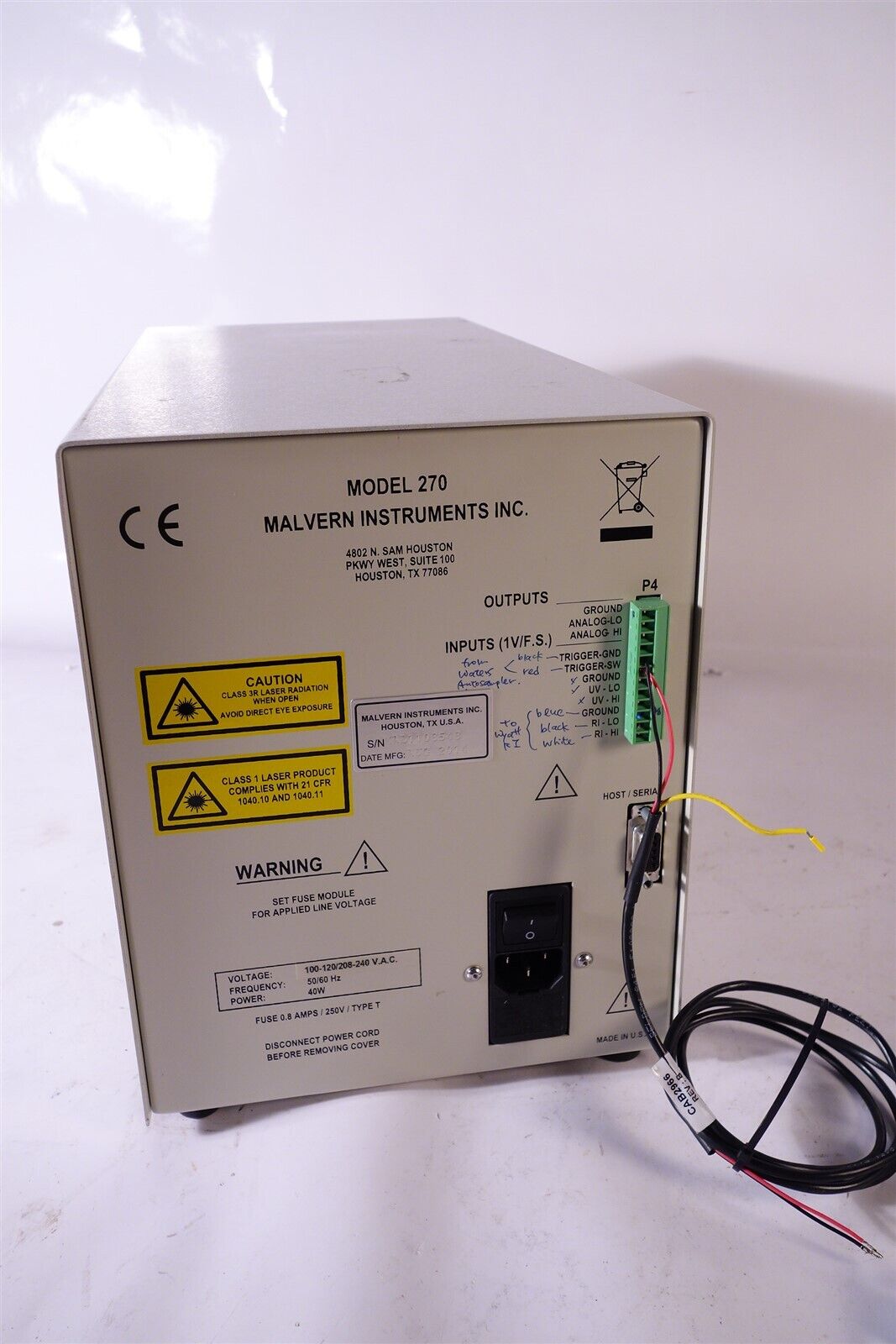 Malvern Viscotek 270 Light Scattering Dual Detector 