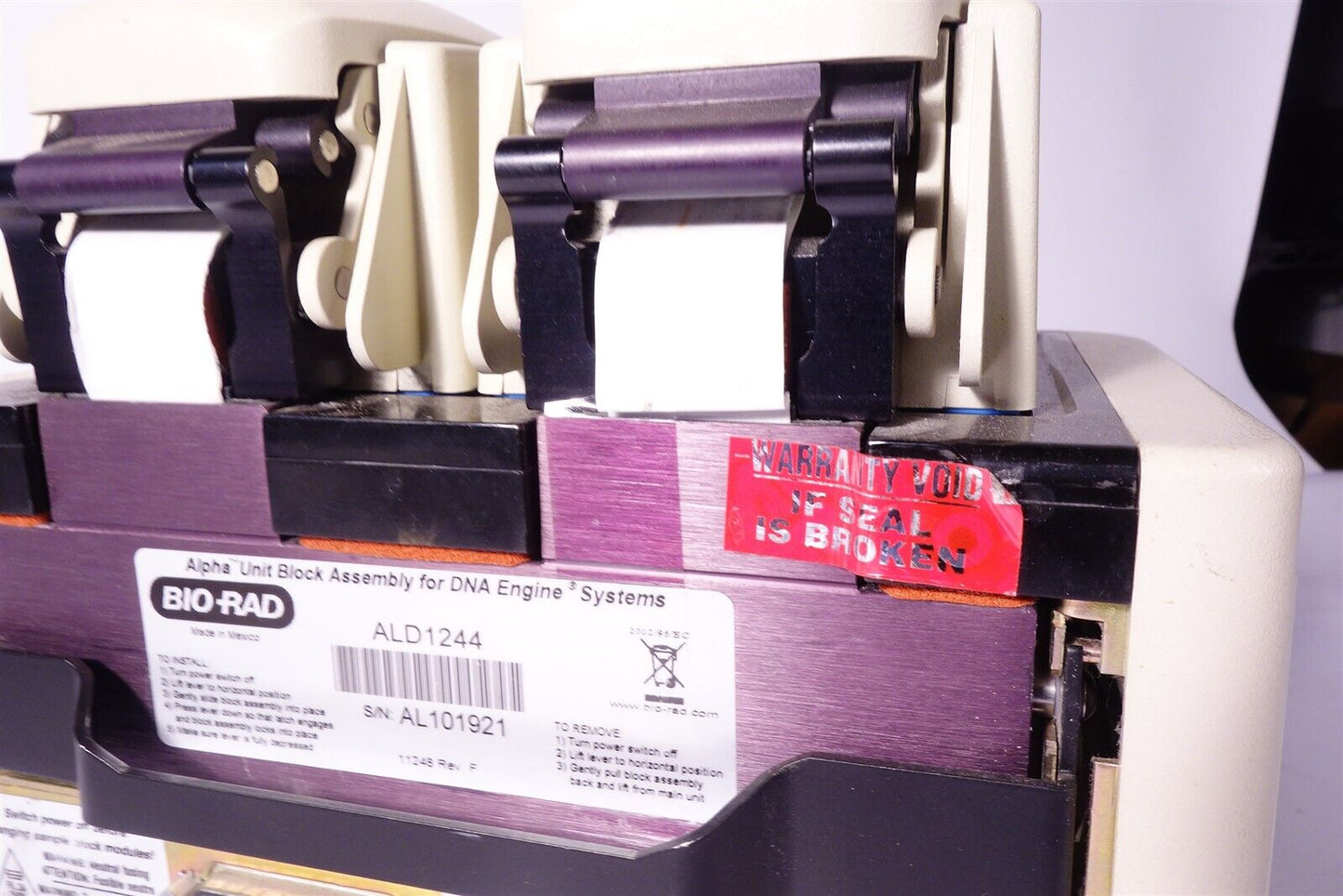BIORAD PTC020 DNAENGINE THERMAL CYCLER DOENS'T POWER ON. PARTS 