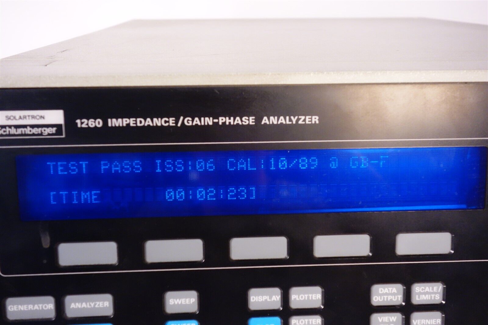 Solartron Schlumberger 1260 Impedance / Gain-Phase Analyzer +12601 Module