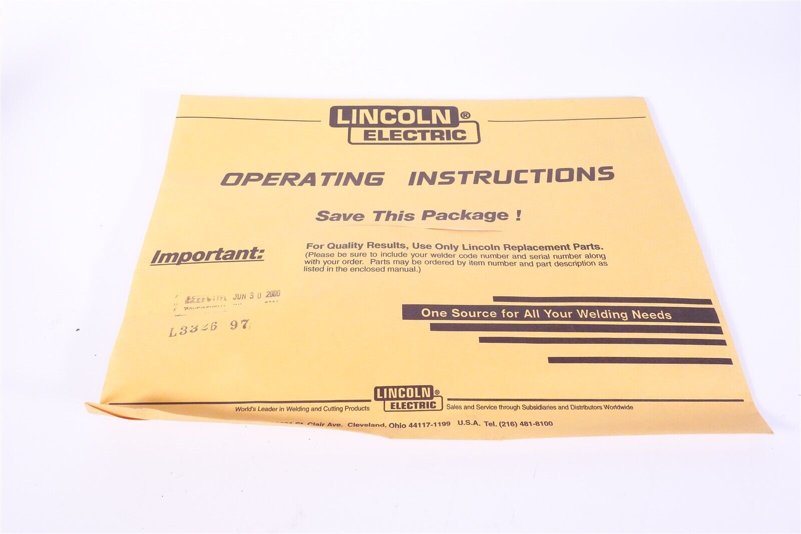 Lincoln Electric Welder Multi Procedure Kit unused? 