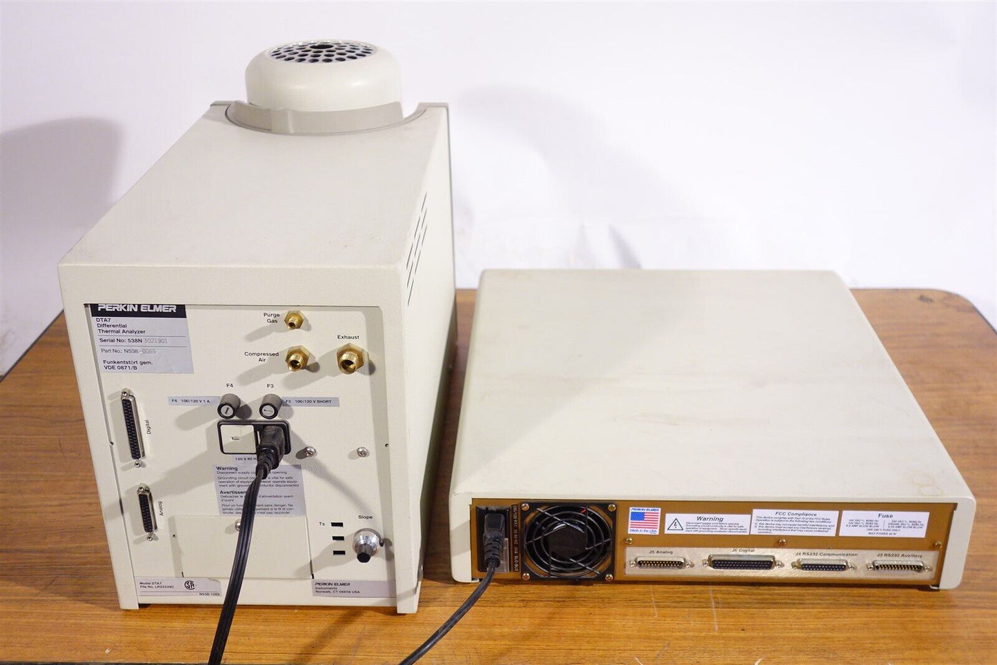 Perkin Elmer DTA7 Differential Thermal Analyzer + TAC7 Controller 