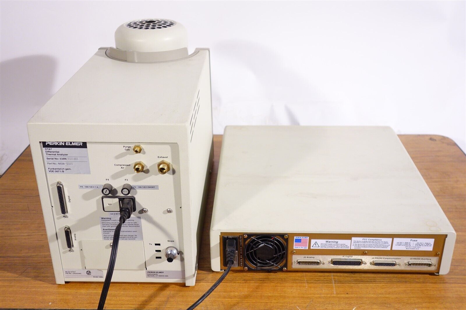 Perkin Elmer DTA7 Differential Thermal Analyzer + TAC7 Controller 