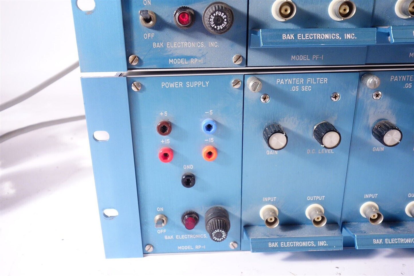 Bak Electronics RP-1 Rackmount Power Supplies + Paynter Filters 