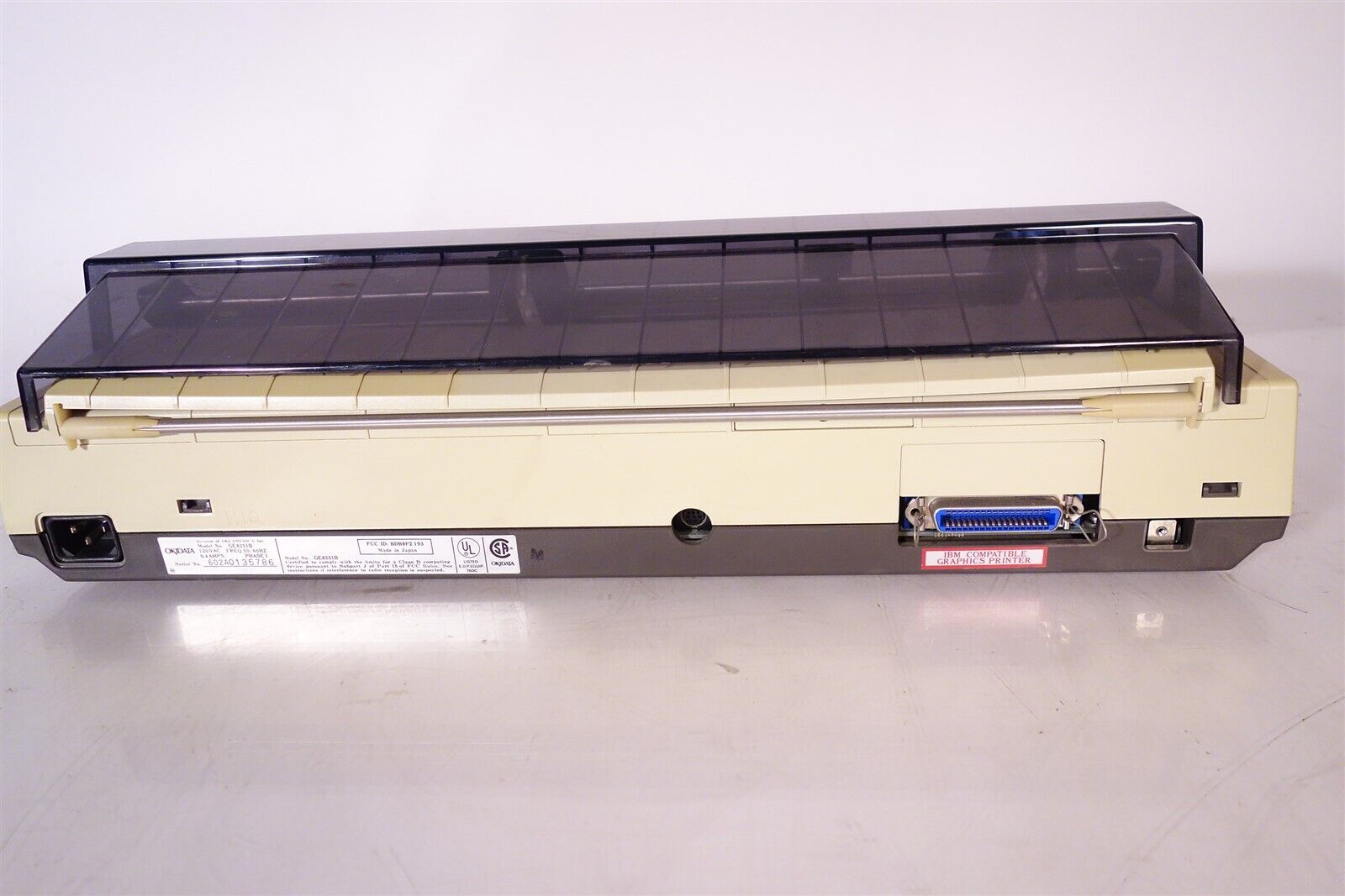 VINTAGE OKIDATA MICROLINE 193 Printer IBM PC XT compatable