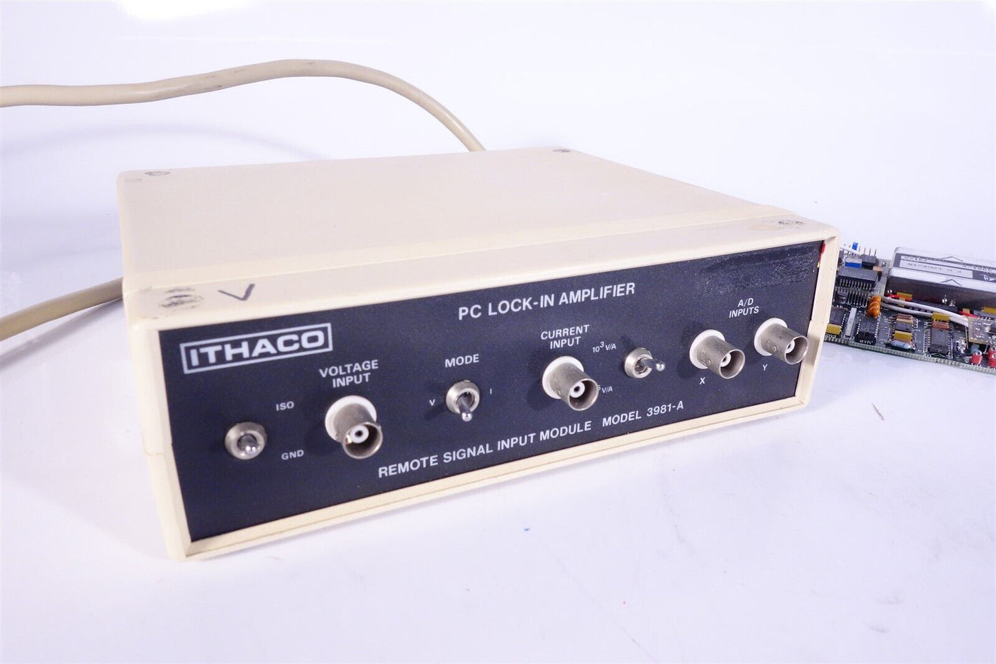 Ithaco PC Lock-In Amplifier + Remote Signal Input Module 3981-A 3981-B