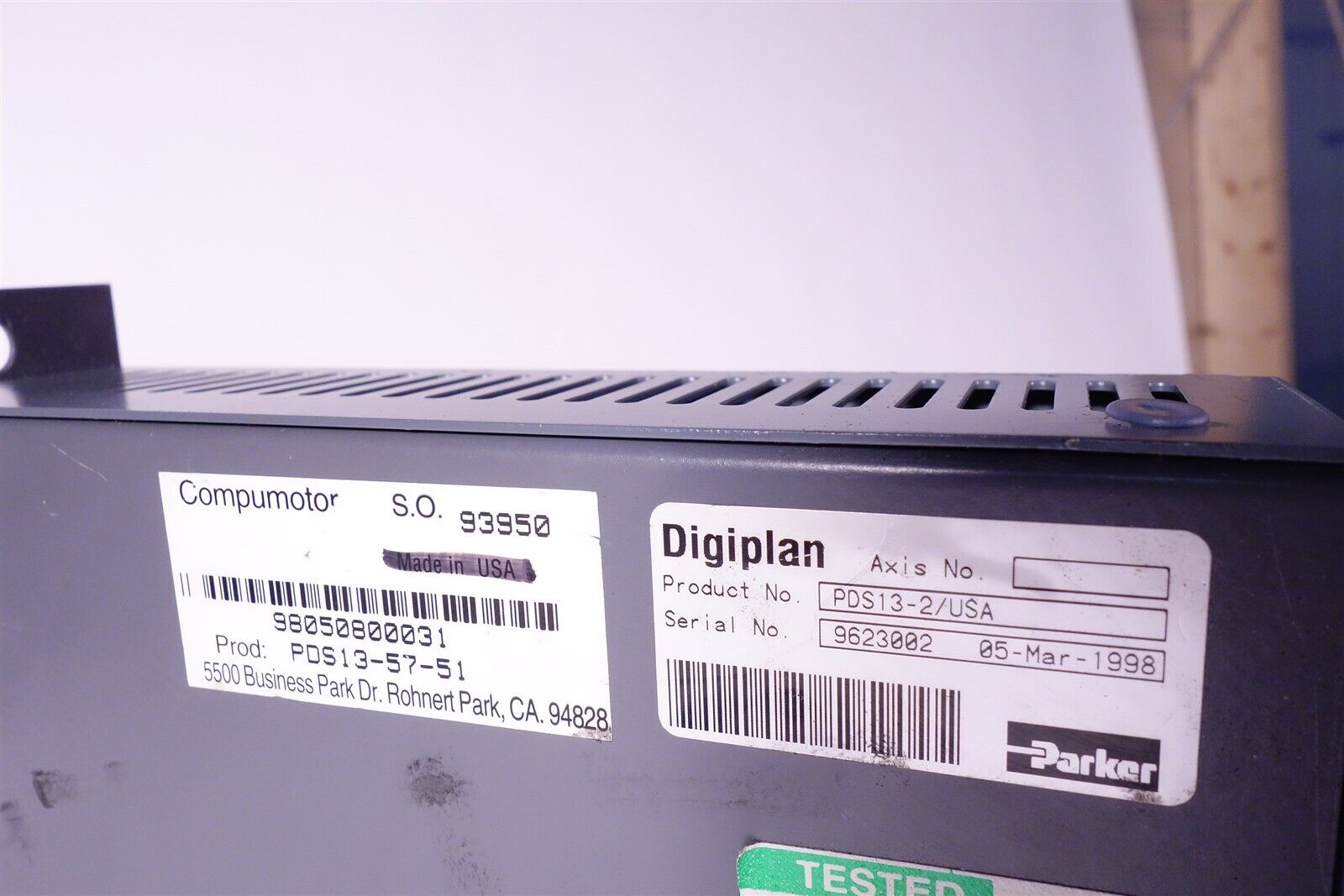 Parker Compumotor PDS13-2 PDS13-57-51 Stepper Drive - Excellent 30Day Warranty