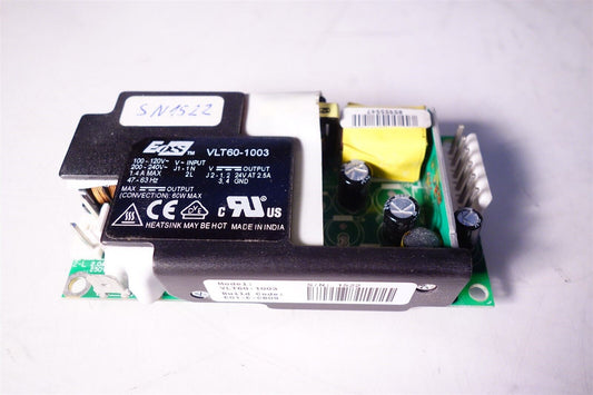 EOS VLT60-1003 Power Supply - 24V @ 2.5A 60W LFVLT60-1003