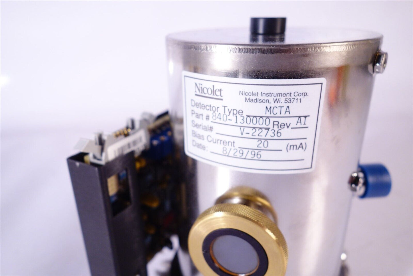 NICOLET INSTRUMENTS CORP 840-130000 MCTA Detector Magna-IR 