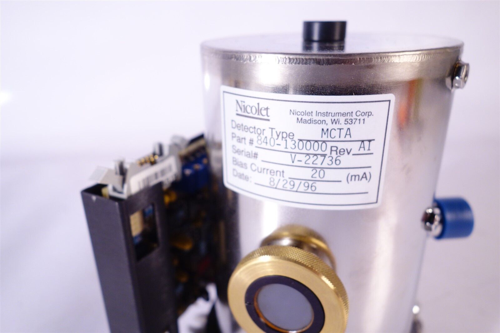 NICOLET INSTRUMENTS CORP 840-130000 MCTA Detector Magna-IR 