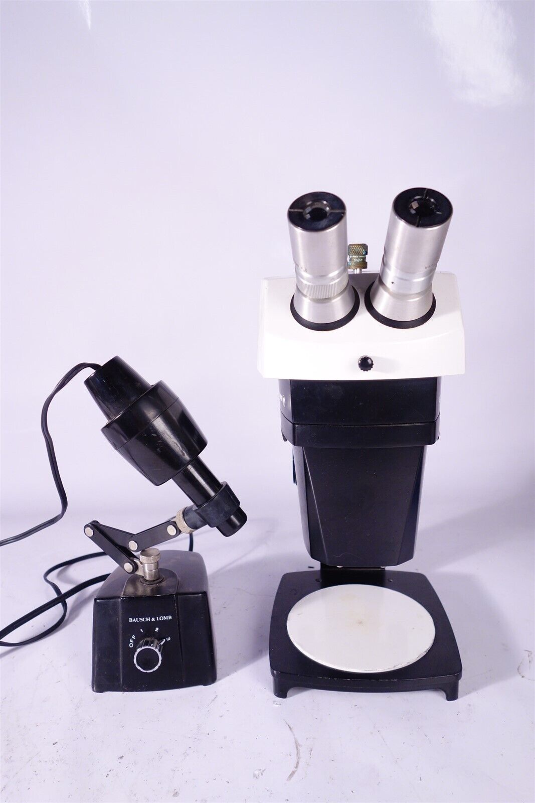 Bausch Lomb / Cambridge Instruments SZ-4 Stereo Microscope + Light Source 