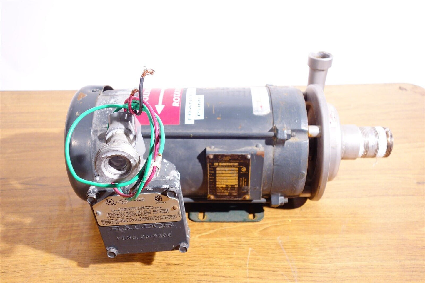 R.S. Corcoran Stainless Pump with 1HP Motor