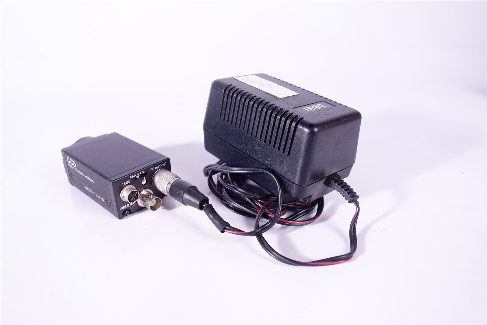 SONY XC-73 CCD Machine Vision Camera Working with Power Supply 