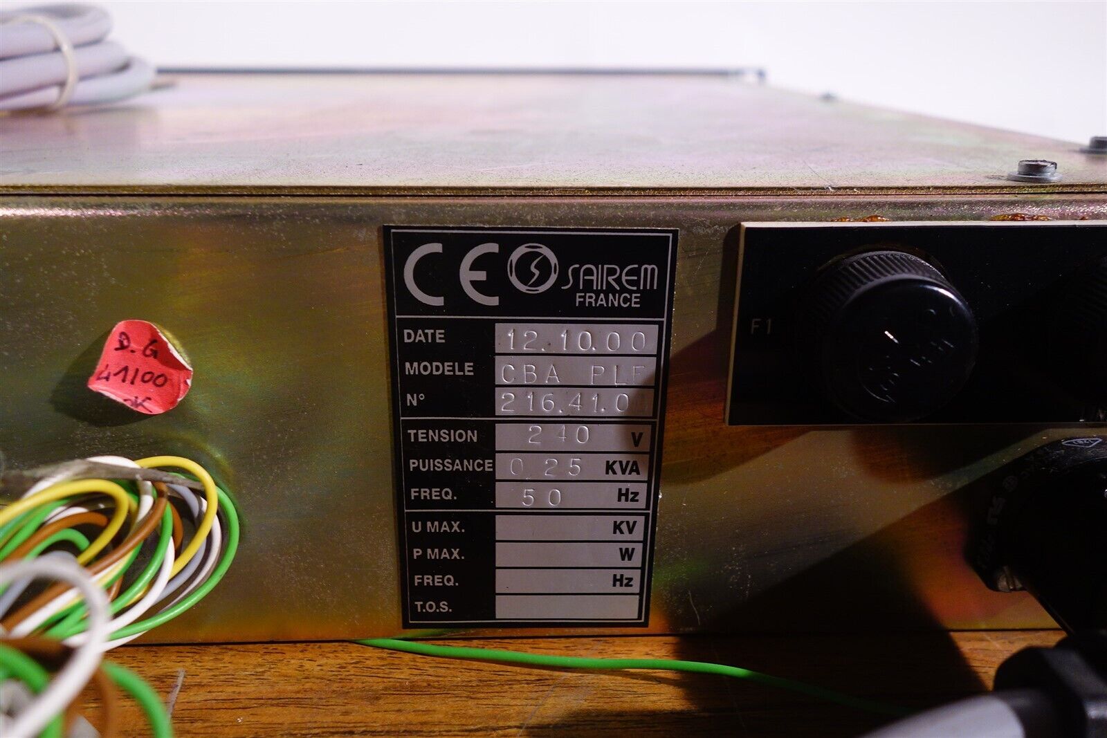 SAIREM RF Match SAIREM CBA/PLE MATCH BOX CONTROLLER W/ CABLE CBA PL M