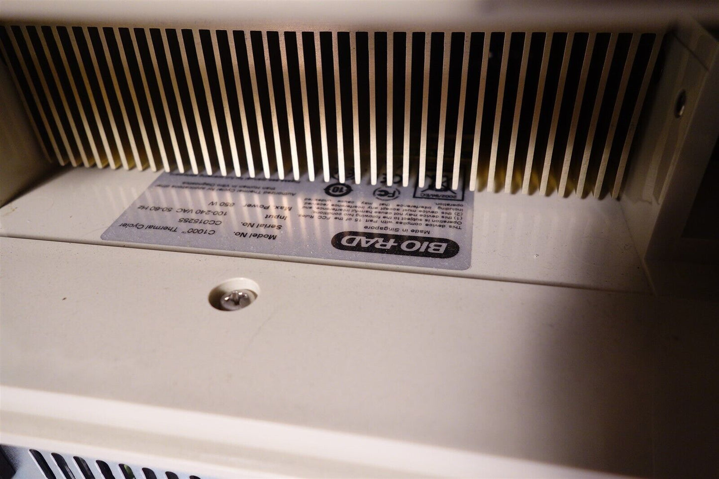 BioRad C1000 Thermal Cycler Block Error but Working 