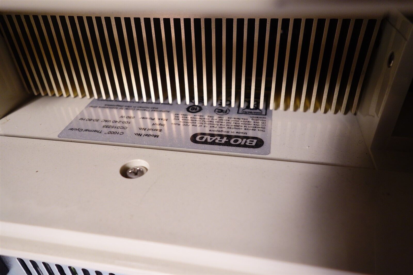 BioRad C1000 Thermal Cycler Block Error but Working 
