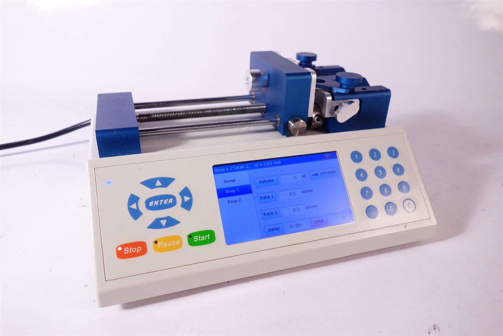 Chemyx Fusion 200 Touch Screen Digital Dual Syringe Pump 2 Channel Infusion 