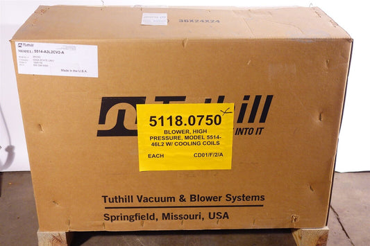 Tuthill 5514 Positive Displacement Blower 5514-A3L2CV2-A NEW in Crate
