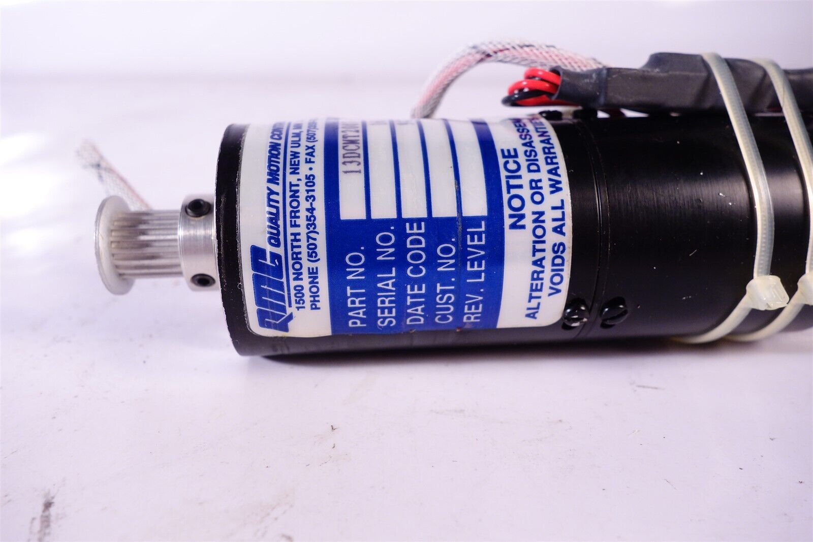 Quality Motion Control 13DCMT2007-2 DC Servo Motor / Stepper
