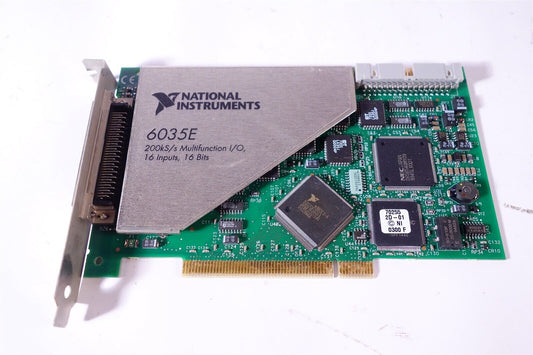 National Instruments PCI-6035E Multifunction I/O DAQ Card, PCI Slot, 36x I/O