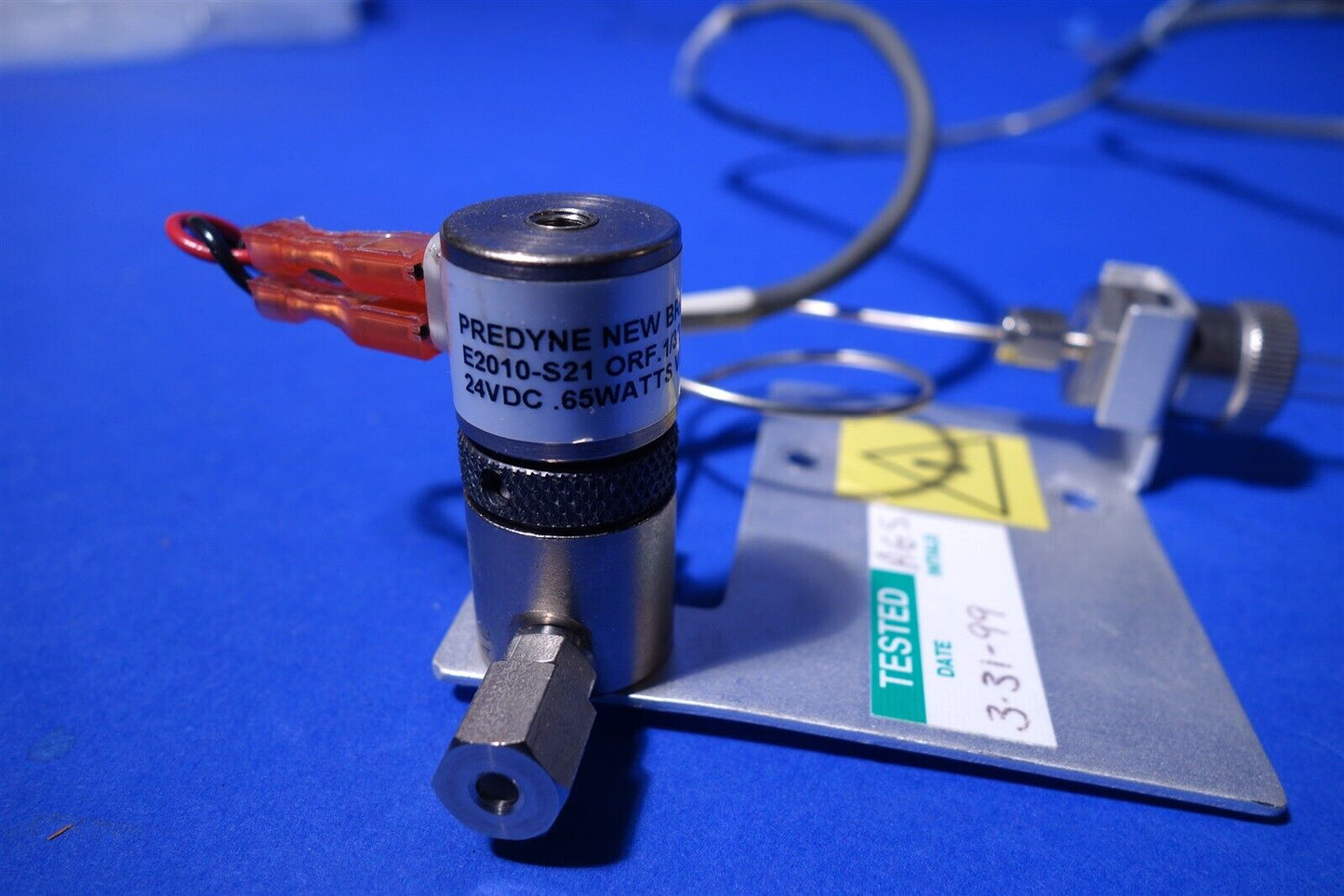 Waters Integrity Thermabeam P52 Divert & Helium Valve Assembly P53 Cal Gas 