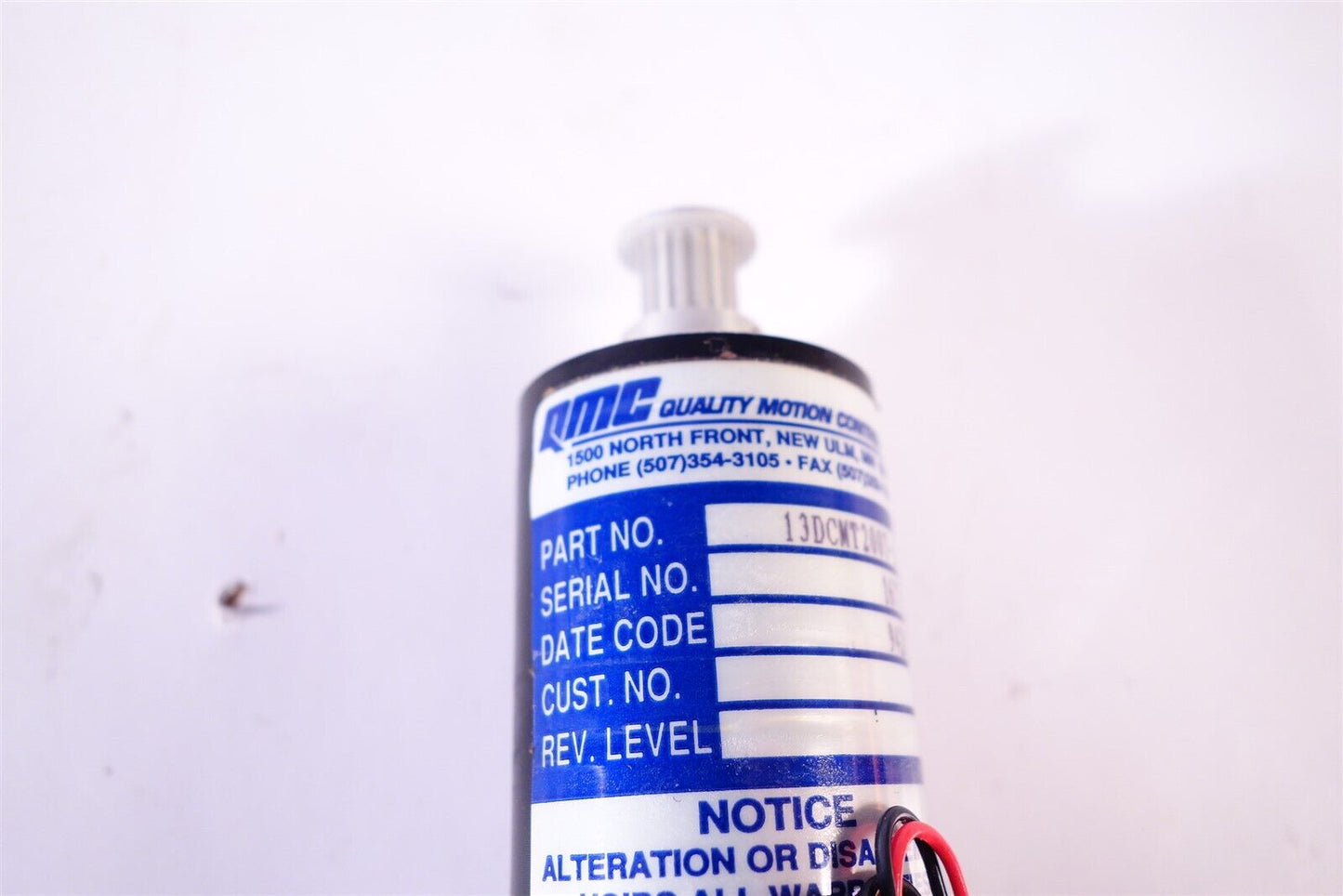Quality Motion Control 13DCMT2007-2 DC Servo Motor / Stepper