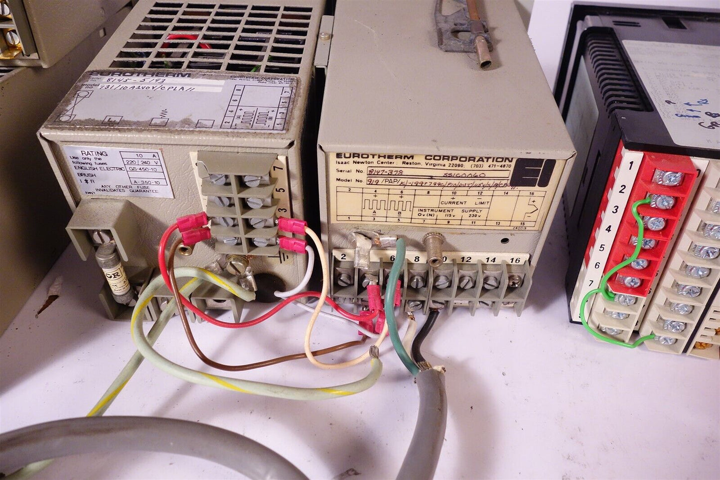 Lot of Eurotherm Temperature / Current Controllers 