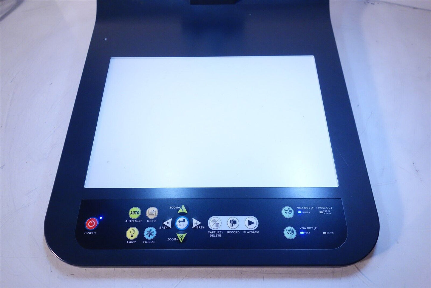 Lumens PS751 Desktop Document HDMI VGA Camera w/ Dual Gooseneck Lamps EXCELLENT