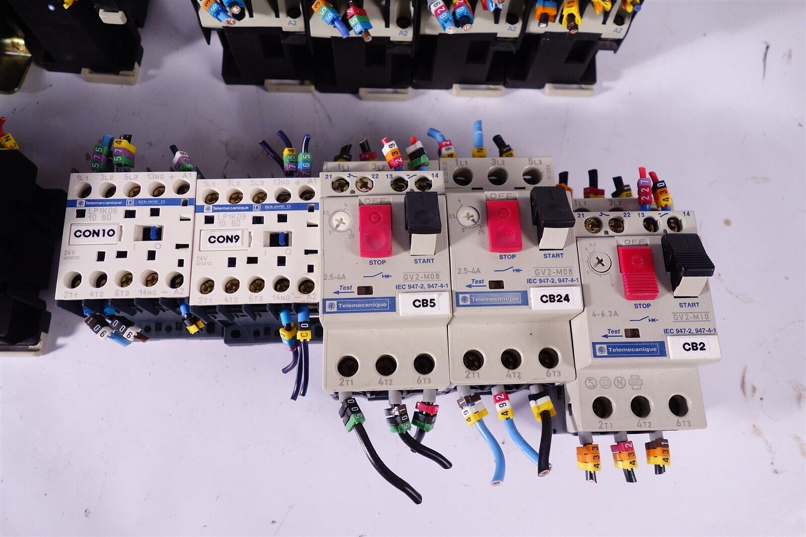 Large Lot of Telemecanique GV2-M08 GV2-M10 LC1 LP1 Circuit Breakers 