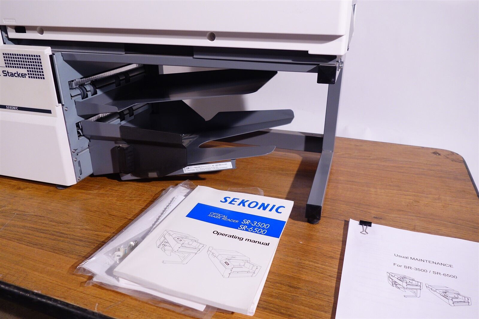 Sekonic SR-3500 OMR Optical Mark Reader + Stacker / Excellent 