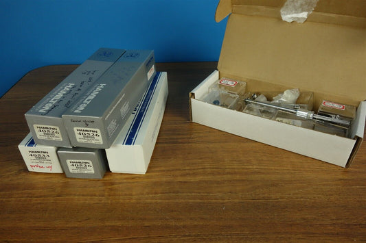 Lot of Hamilton 40526 ML4000 SPE Probe Syringe Pump Diluter Parts 