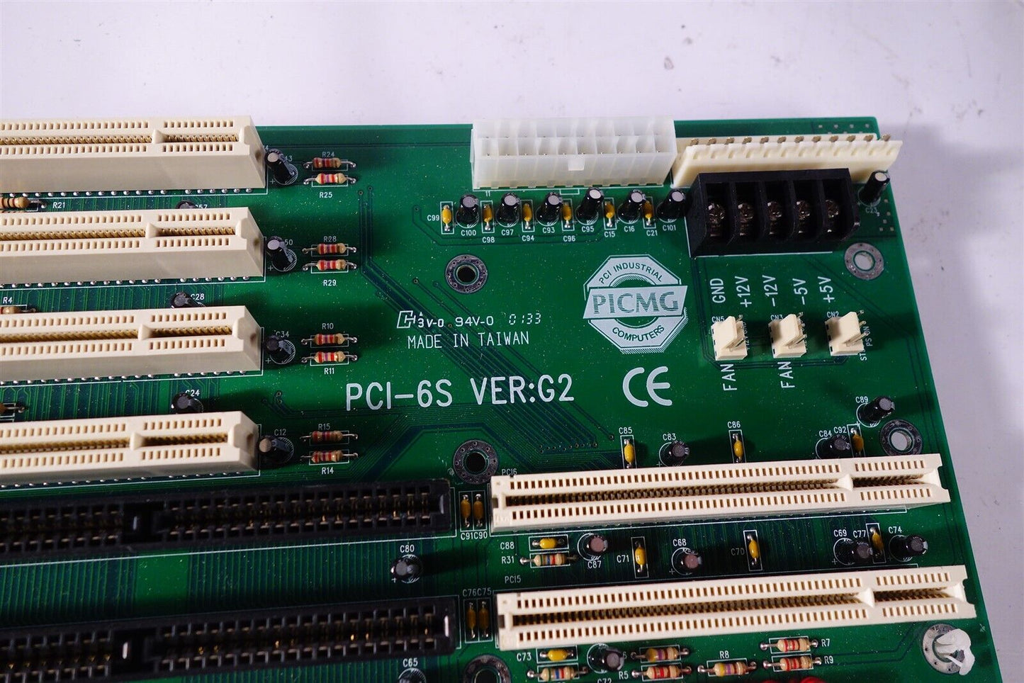 PICMG PCI-6S VER: G2 1.0 FULL SIZE PASSIVE BACKPLANE PCI CARD