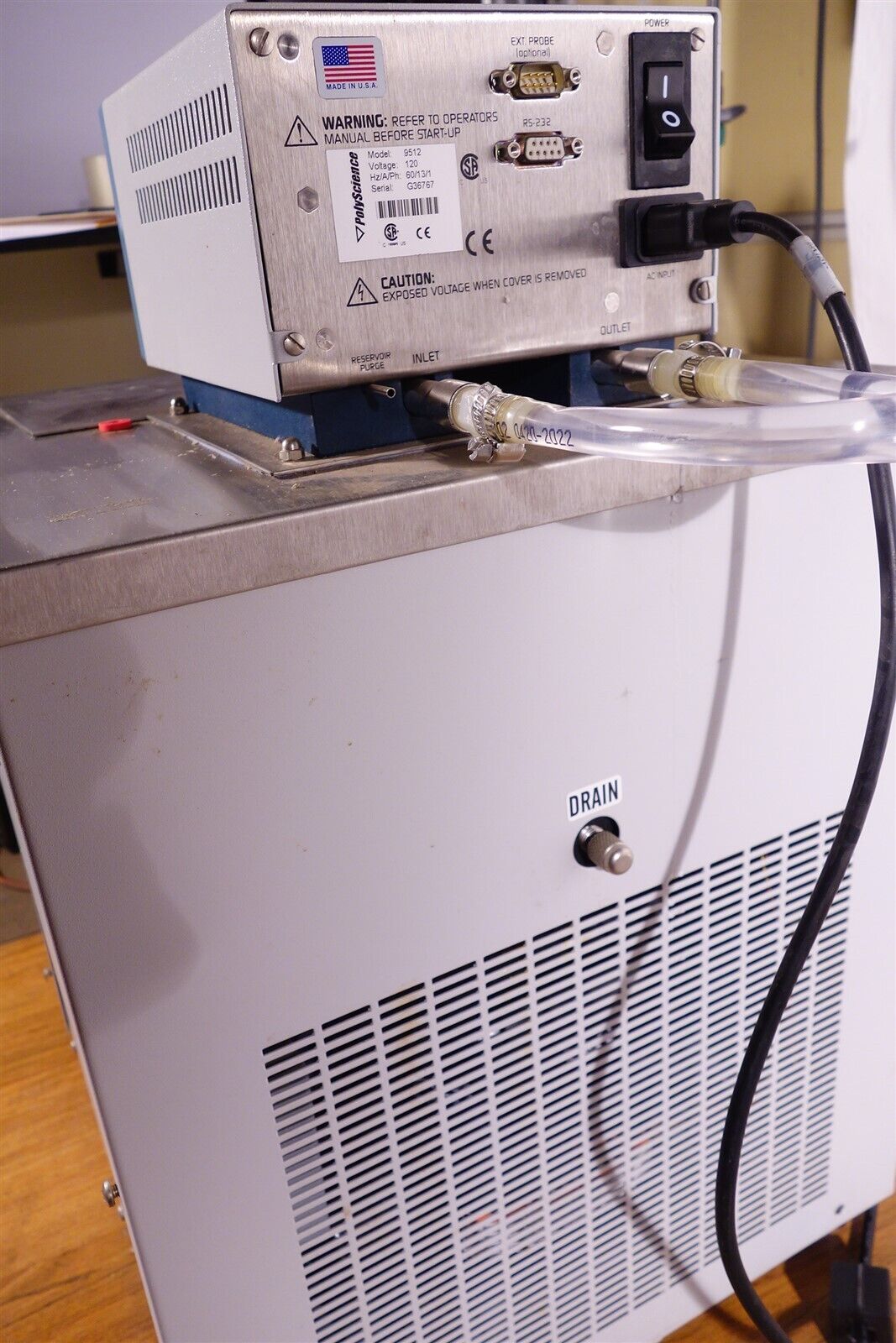 PolyScience 9512 Refrigerated/Heated Recirculating Water Bath Tested - Working