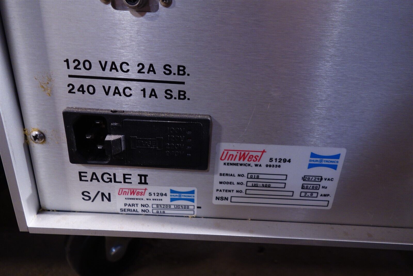 UniWest Eddy Current System / Bolt Hole Scanner with Lots of Accessories Probes 
