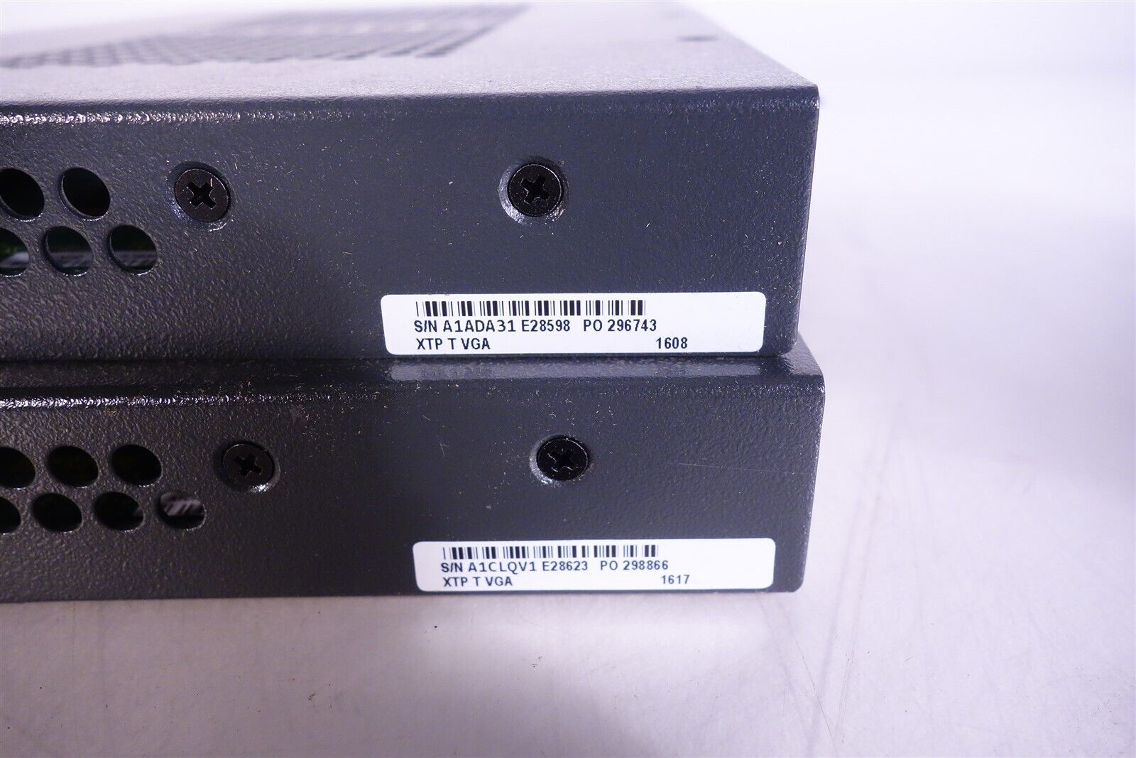 Lot of 2 Extron XTP T VGA Universal XTP Transmitter for VGA 60-1231-12