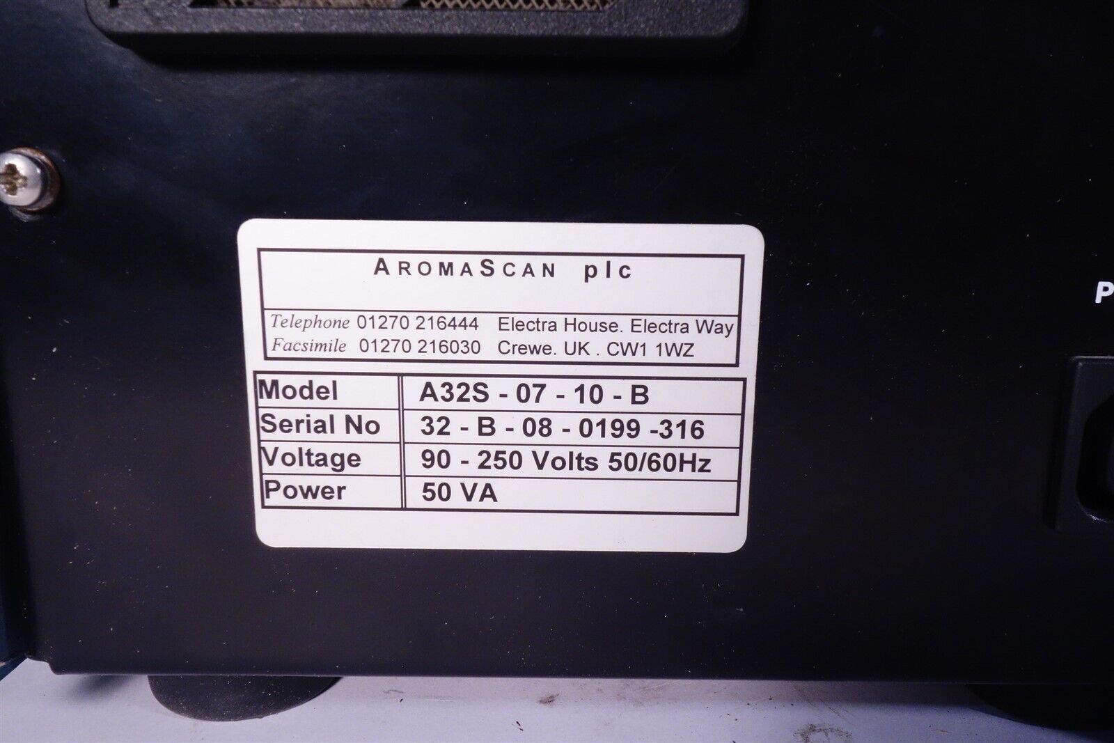 AromaScan A8S-05-05-B A8s A32S Aroma Scan A 8S Electronic Nose 