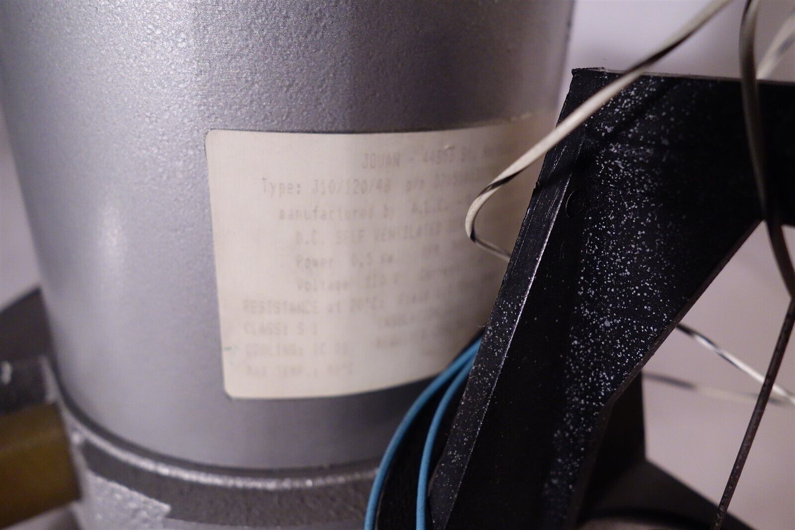 Thermo Jouan J10-120/48 D.C. Self Ventilated Series Field Motor ALC PM 140R 