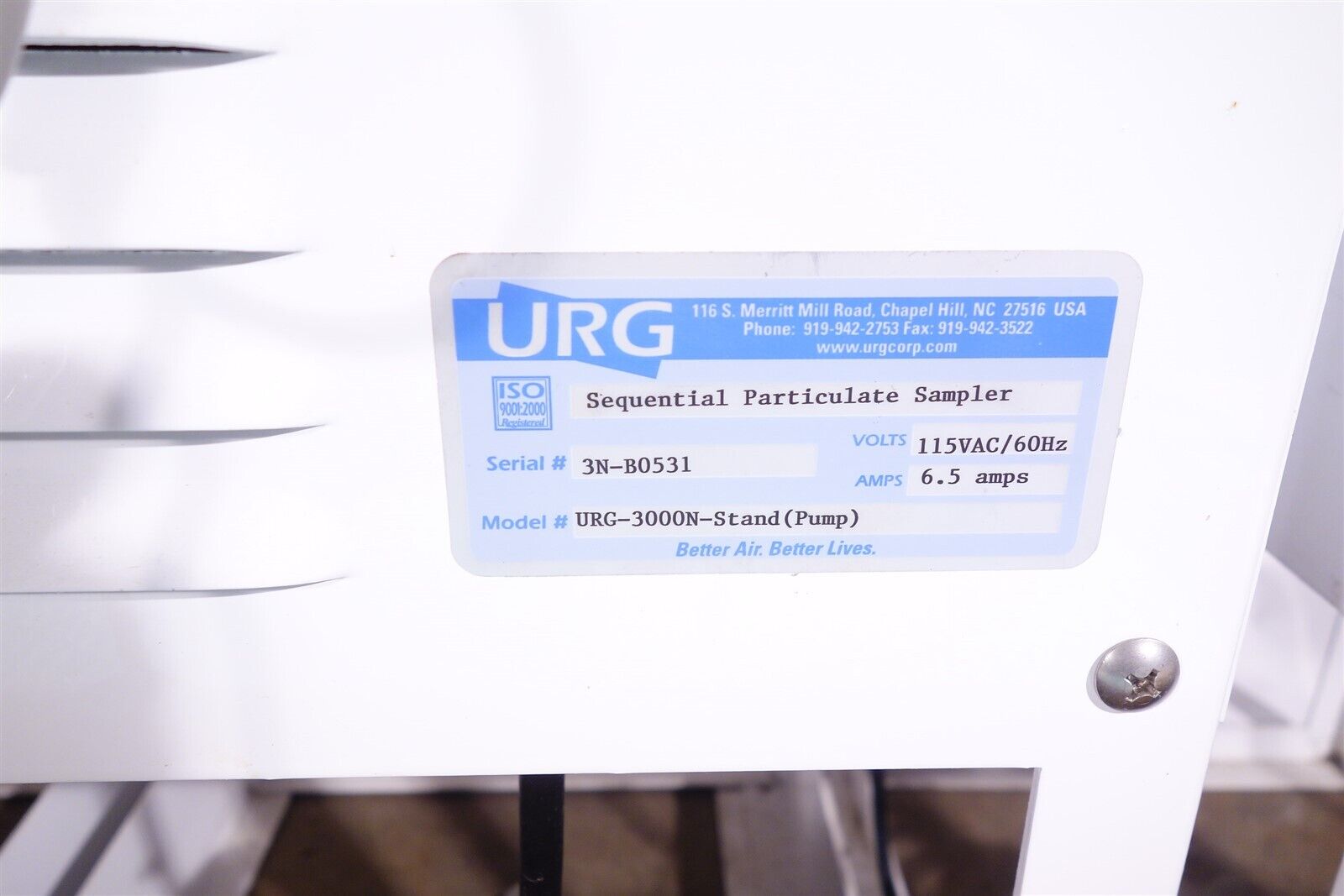 Lot of 3 Excellent URG Sequential Particulate Samplers