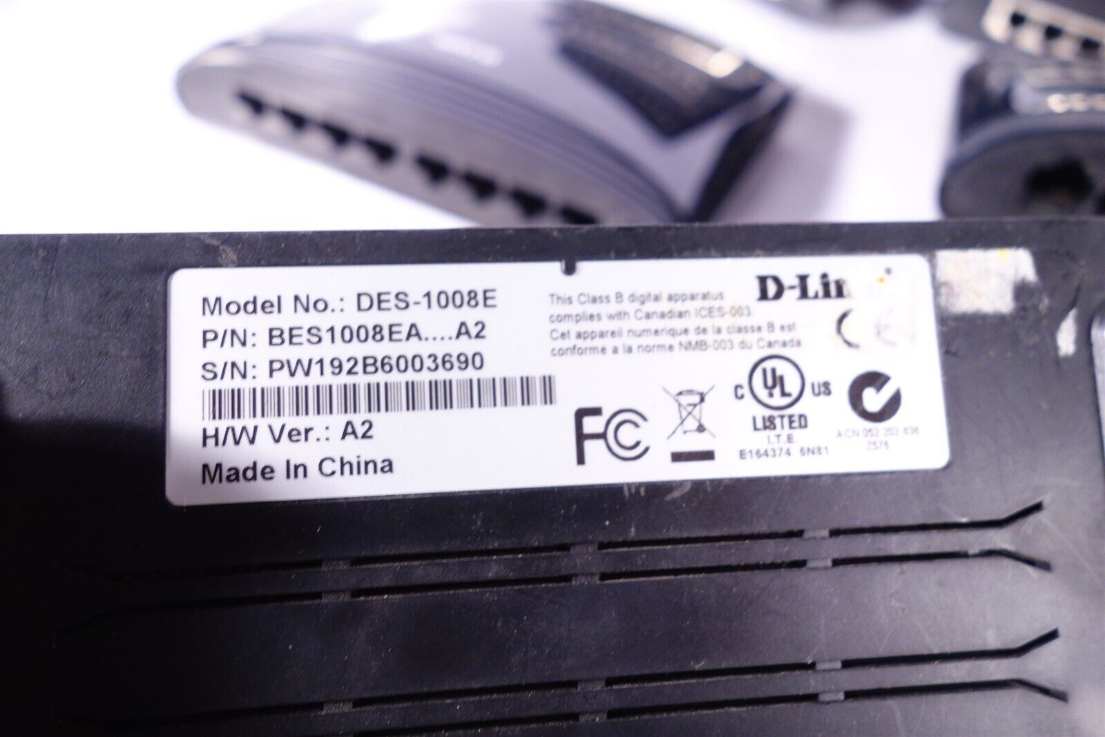Large Lot of D-Link DGS-1008G Routers Working but no included power supplies