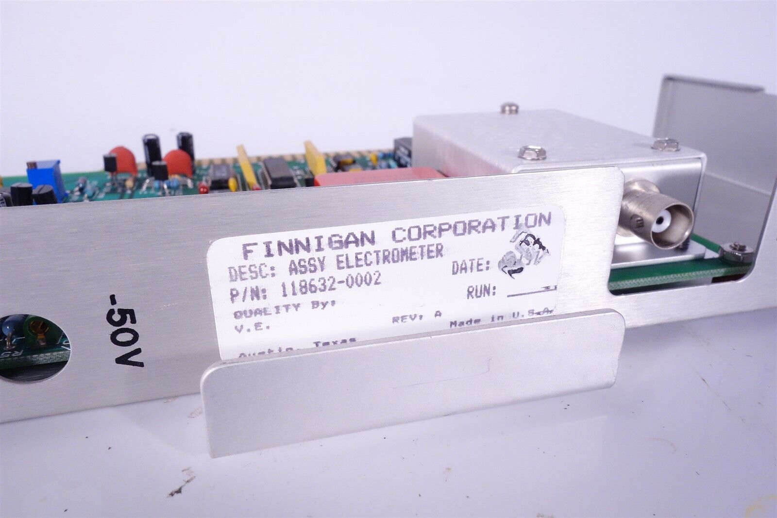 Finnigan 9001 Gas Chromatograph Corporation Electrometer 118632-0002