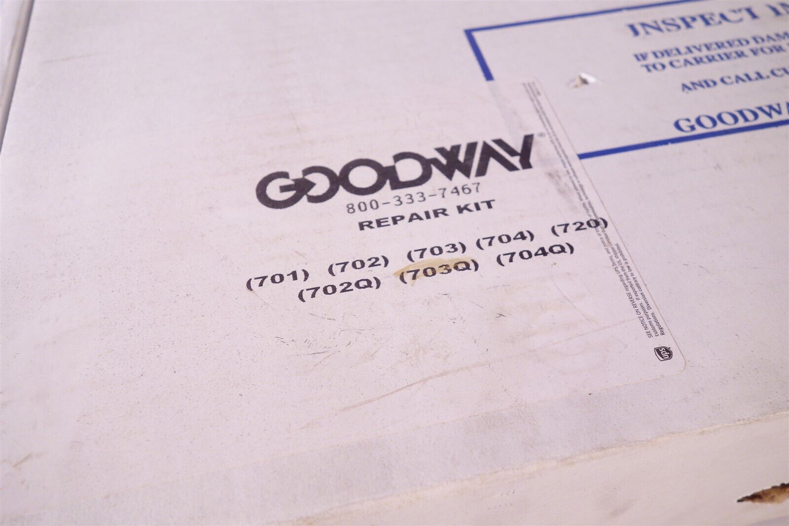 GOODWAY Repair Kit Parts 703Q New in Box 