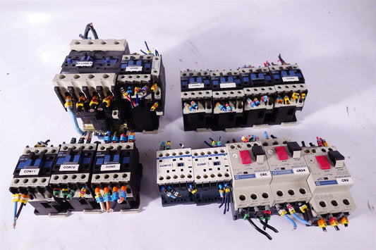 Large Lot of Telemecanique GV2-M08 GV2-M10 LC1 LP1 Circuit Breakers 