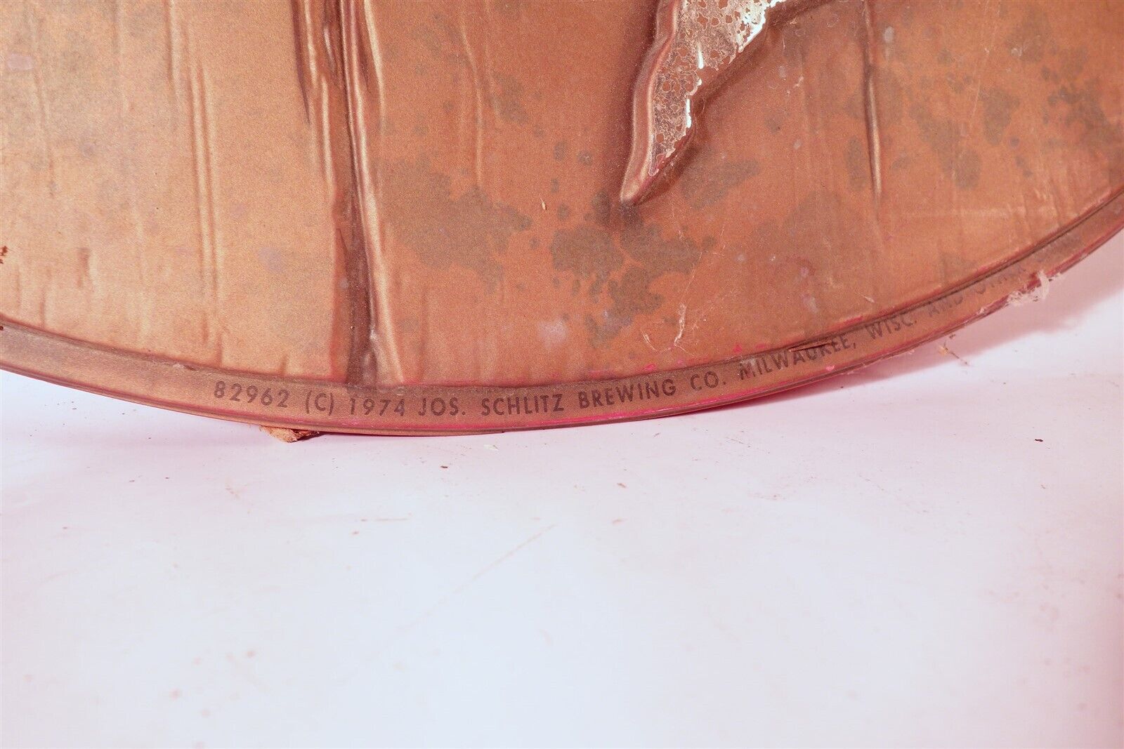 Very Large Vintage Schlitz Globe Beer Sign - 1974 Rare / Vintage 