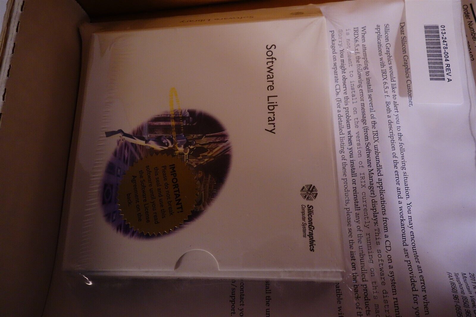 SGI Silicon Graphics IRIX 6.5 Software Collection 