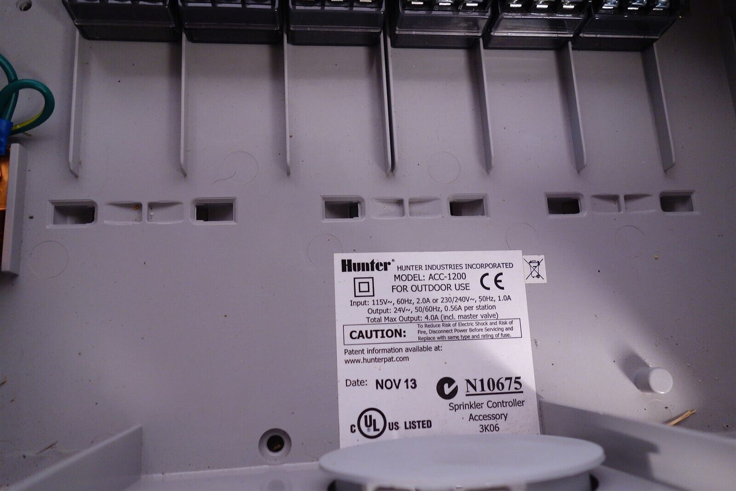 Hunter ACC-1200 Commercial Sprinkler Irrigation Controller unused 