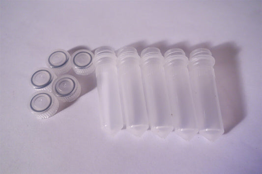 Lot of 20 Micro Vials with lids 