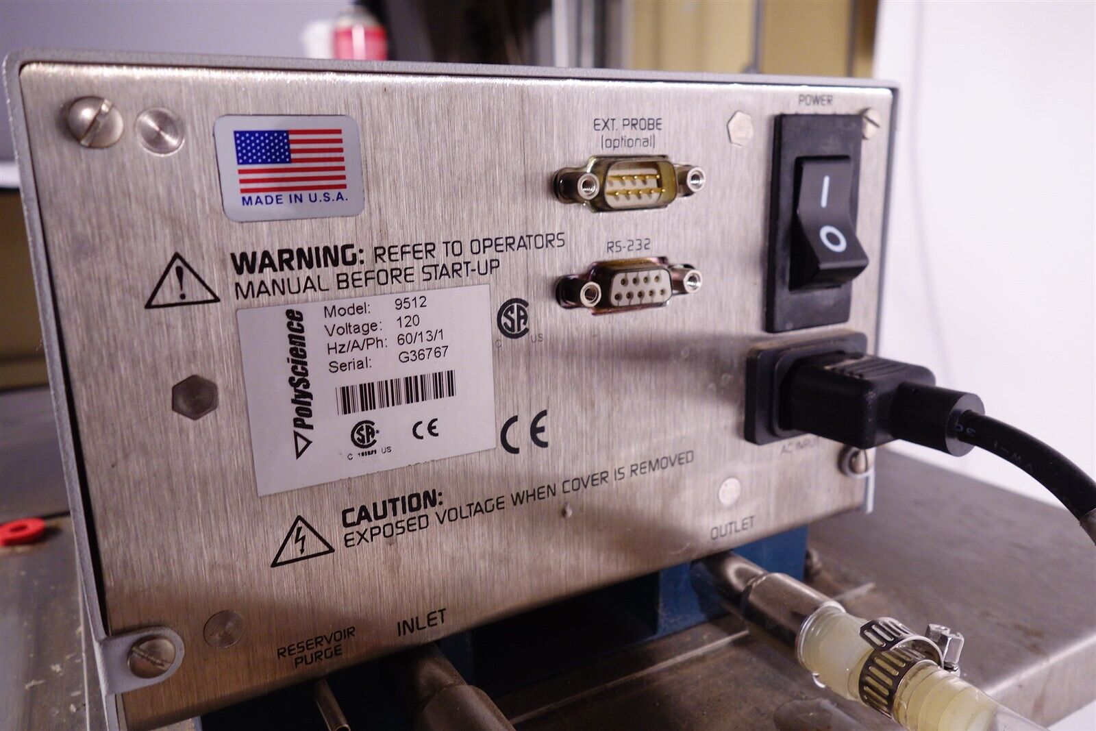 PolyScience 9512 Refrigerated/Heated Recirculating Water Bath Tested - Working