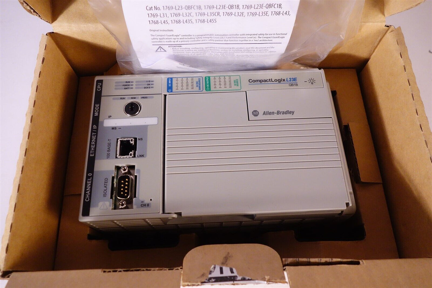 New Allen-Bradley CompactLogix Controller 1769-ECR Ser A
